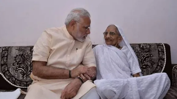 Road in Gandhinagar named after Narendra Modi’s mother
