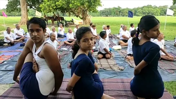 International Day Of Yoga celebrateted at kolkata