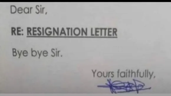 Resignation Letter, @MBSVUDU, Twitter, Viral Resignation Letter, Resigned, Boss, Job