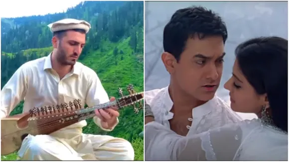 mere haath mein, rabab, pakistan, man, siyal khan, viral, video, aamir khan, fanaa, soulful, soothing