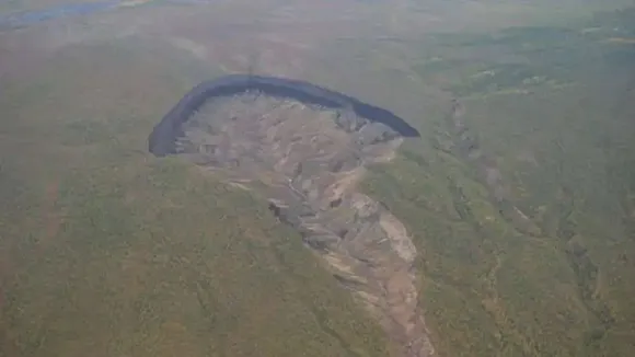 Crater, Russia, Siberia, viral news, Batagay crater, mouth to hell, siberia