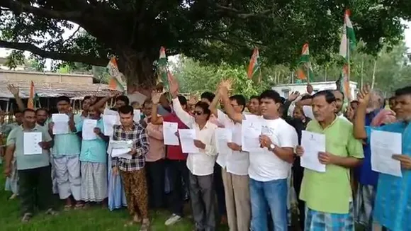allegation of embezzling rs 5 crore in 100 days of work against Mashaldah Gram Panchayat malda