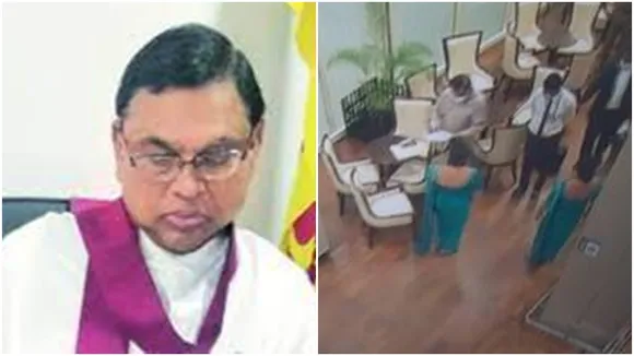 Airport staff block Basil Rajapaksa from leaving Sri Lanka
