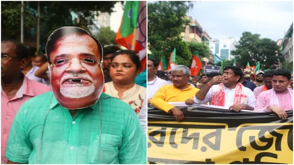 bjp kolkata rally in wb ssc scam issue updates