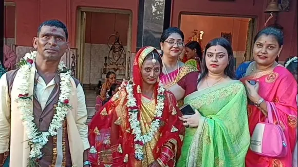 Arrangements were made for the marriage of a deaf and dumb girl at Durgapur