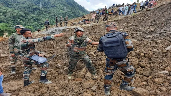 Rescue effort is continuing in Manipur landslide effected areas