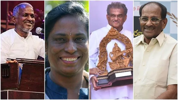 rajya sabha nominees, Mukhtar Abbas Naqvi, Ilaiyaraaja, P T Usha, V Vijayendra Prasad, Veerendra Heggade, rajya sabha, r p singh, rajya sabha news, bjp