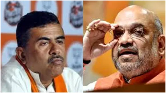 suvendu adhikari sent letter to amit shah