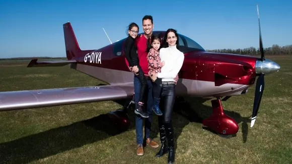 "kerala man builds own plane, kerala man, man travels in UK on self built plane, UK, indian express