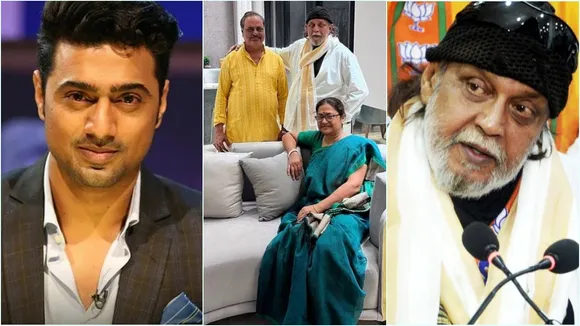 Mithun Chakraborty, Dev, Dev Mithun Chakraborty, Mithun Chakraborty BJP, BJP Muslim, Mithun Chakraborty in Bengal, Partha Chatterjee upadates, Bengal SSC scam, Bengal BJP, মিঠুন চক্রবর্তী, দেব, দেব মিঠুন, SSC দুর্নীতি, পার্থ চট্টোপাধ্যায়, পার্থ অর্পিতা, বঙ্গ বিজেপি, কলকাতায় মিঠুন চক্রবর্তী, বিজেপি মুসলিম-বিদ্বেষ, Indian Express Entertainment News, Bengali News today
