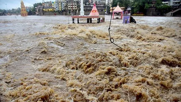 flood-hit town