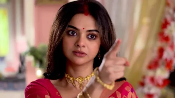 Gaatchora, Gaatchora new promo, bangla serial trolled, Gaatchora trolled, গাঁটছড়া, গাঁটছড়ার নয়া প্রোমো, ঋদ্ধি-খড়ি, বাংলা সিরিয়ালে বানান ভুল, Indian Express Entertainment News, Bengali news today