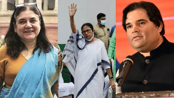 maneka varun gandhi in kolkata speculation they may join tmc, তৃণমূলে যোগ দিচ্ছেন বরুণ মানেকা গান্ধী
