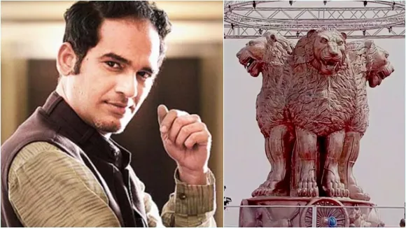 Ritwick Chakraborty, National emblem, Ashok Stambh controversy, ঋত্বিক চক্রবর্তী, অশোক স্তম্ভ বিতর্ক, জাতীয় প্রতীক অশোক স্তম্ভ, অশোক স্তম্ভ বিতর্কে ঋত্বিক চক্রবর্তী, bengali news today