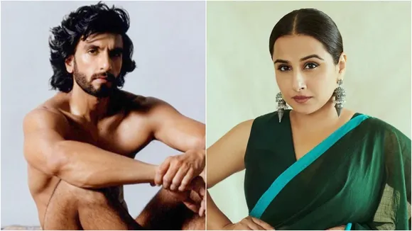 vidya balan on ranveer singh, ranveer singh nude photoshoot