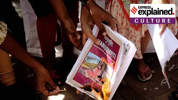 manusmriti controversy, Santishree Dhulipudi Pandit jnu vc speech, manusmriti controversy, indian express
