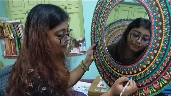 india book of records awarded katoa's nisha dutta for mandala art