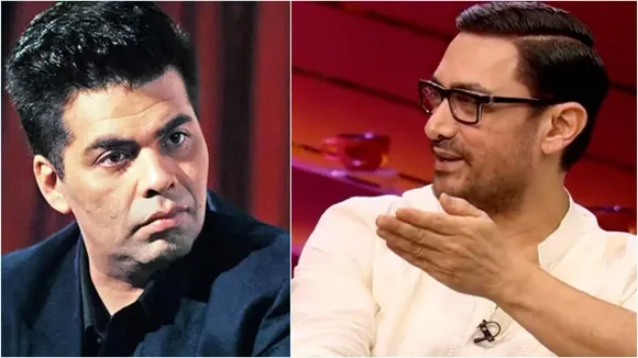 Karan Johar Aamir Khan, kareena kapoor aamir khan, aamir khan koffee with karan, koffee with karan 7, kareena aamir koffee with karan, karan johar, আমির খান, করণ জোহর, আমির খান করণ জোহর, কফি উইথ করণ, লাল সিং চাড্ডা, আমির করিনা, Indian Express Entertainment News, Bengali News today