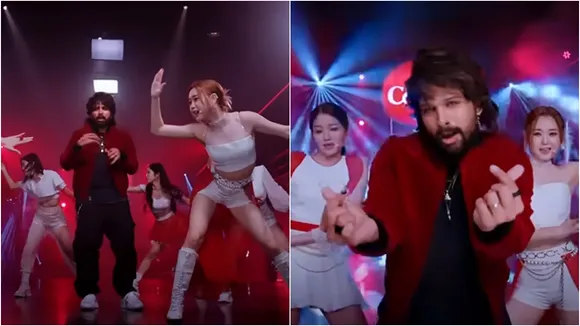 allu arjun collab with TRIBE korean band