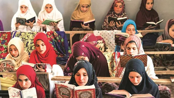 afghanistan girls' education, afghanistan women education, afghanistan girls schools, afghanistan schools, express in Kabul, Afghanistan, taliban, women in taliban, taliban completes one year, one year of taliban, women representation Afghanistan, express sunday cover story, indian express