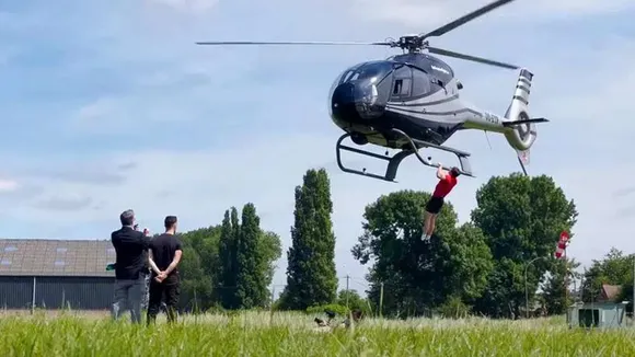 YouTubers, viral video, new viral video, Guinness World Record, helicopter