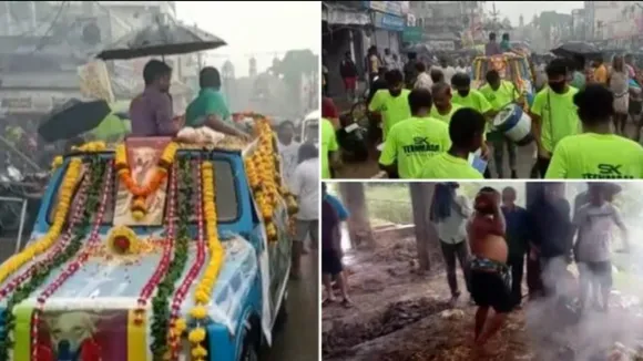 uneral,Odisha,Paralakhemundi,Pet Dog,viral video