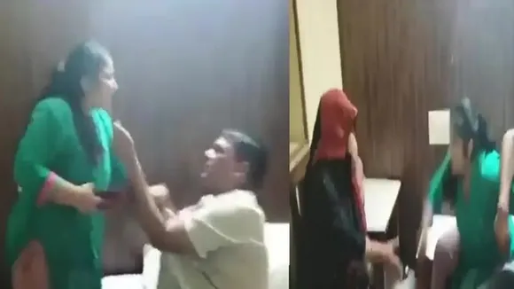 Wife caught husband, wife beaten husband, pati patni aur woh, agra police, hotel room, extramarital affairs, love affair, wife beats husband, police, agra news, agra news today