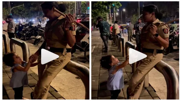 CoP,Girl,Mumbai,viral video"