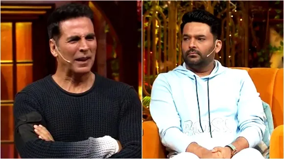 kapil and akshay taunt each other in his show