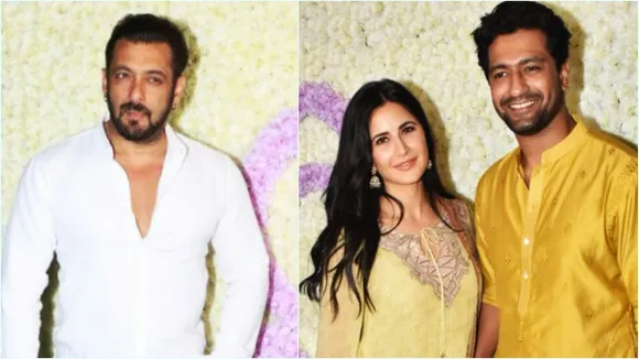 salman khan, katrina kaif, vicky kaushal, ganesh chaturthi 2022, arpita khan, aayush sharma, salman katrina, vicky katrina, salman sister, salman katrina ganesh chaturthi, সলমন খান, ক্যাটরিনা কাইফ, ভিকি কৌশল, সলমন ক্যাটরিনা, ভিকি ক্যাটরিনা, গণেশ চতুর্থী, গণেশ চতুর্থী ২০২২, সলমনের গণেশপুজো, বলিউডের খবর, বলিউড তারকাদের গণেশ চতুর্থী, Indian Express Entertainment News, Bengali News