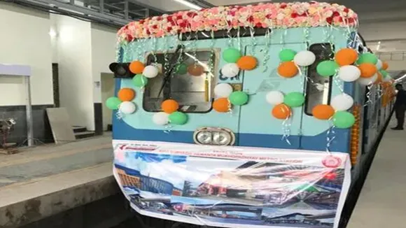 new garia to ruby metro trial run starts