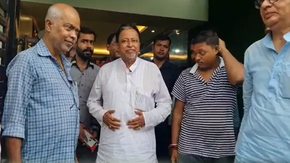 bjp mla mukul roy at tmc bhavan