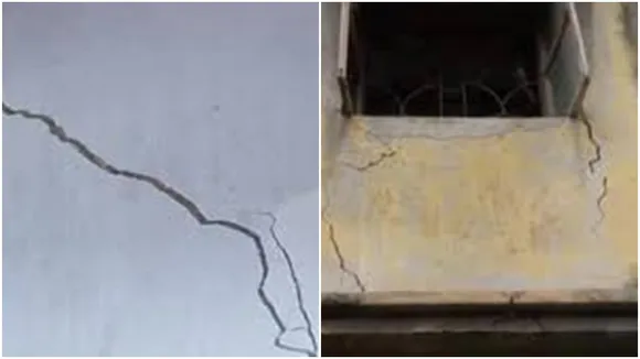 again crack shown at several house of kolkata bowbazar area updates