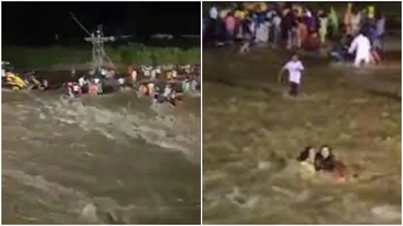 eight drown in flash floods during idol immersion in Jalpaiguri