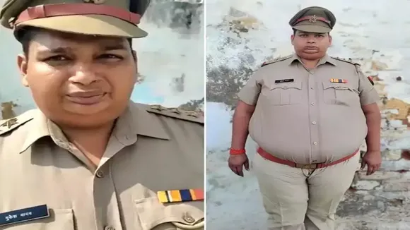 Viral Video, Uttar Pradesh, UP news, Fake inspector, fake id, Tundla, Station House Officer Rajesh Kumar Pandey, Fake Police ID Card, Zaraulikalan Mod, Inspector Rajesh Kumar Pandey, Raja Ka Tal Chowki Incharge Gaurav Sharma, Mukesh Yadav resident of Karkar Model-3 Sahibwad Ghaziabad, Hindi Samachar