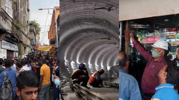 Bowbazar, Metro work, Calcutta Metro Rail