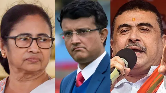 suvendu adhikari sourav ganguly mamata banerjee
