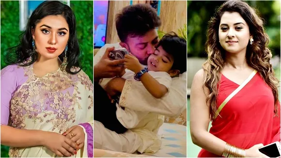 shakib khan bubli son apu biswas reaction