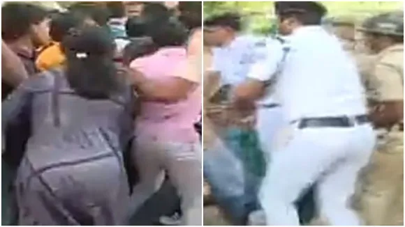 tet pass out students protest at salt lake's karunamoyee