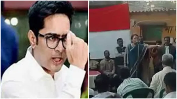 cong leader subrata dutta threats police at panchayat election campaign