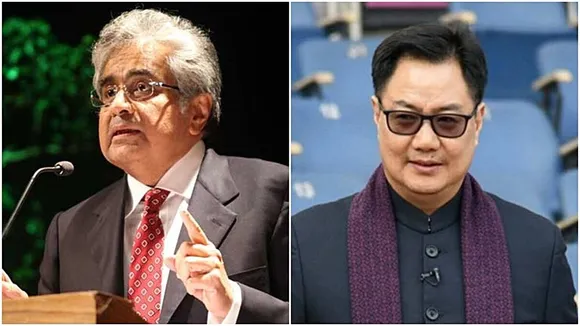 Harish Salve and Kiren Rijiju