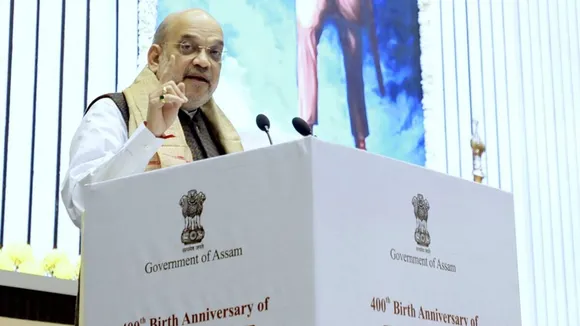 amit shah on 400 years of Lachit Barphukan, amit shah speech, amit shah on writing history of Northeast India, amit shah on 400 jayanti of Lachit Barphukan, Northeast Indian history Amit Shah, Indian history BJP, Indian history writing Amit Shah, lachit Barphukan, who was Lachit Barphukan, Lachit Barphukan Assam, Amit Shah to Assam CM, Amit Shah Himanta Biswa Sarma, 400 years of Lachit Barphukan, Amit Shah Indian Express, BJP Indian Express