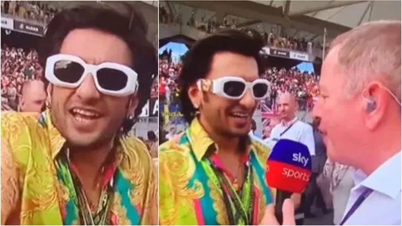 Ranveer Singh, Ranveer Singh viral video, Ranveer Singh latest news, Ranveer Singh F1 race, রণবীর সিং, Indian Express entertainment news