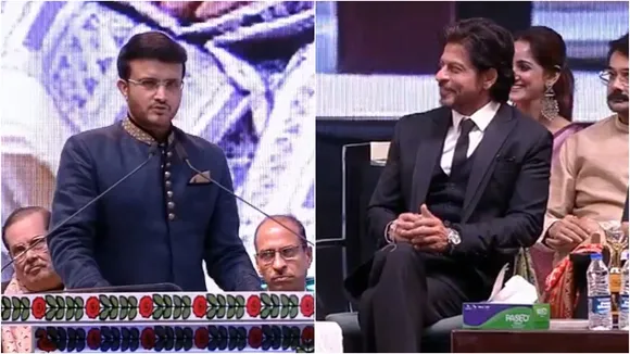 shahrukh khan praised by sourav ganguly