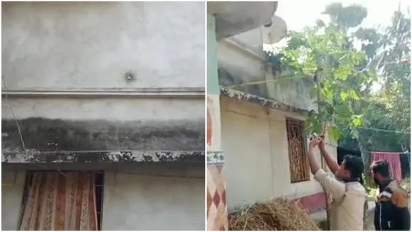 bombing in nandigram tmc ledaer house