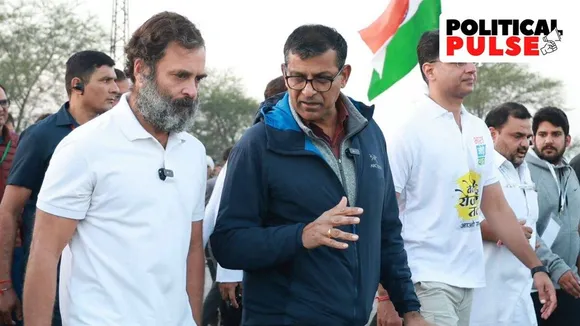 rahul gandhi, raghuram rajan, bharat jodo yatra updates, bharat jodo yatra, congress news, congress, rahul gandhi news, raghuram rajan at bharat jodo yatra, rajasthan, amit malviya, bjp, p chidambaram"