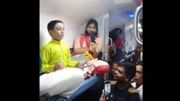 Kid,train,classical music,video,Twitter