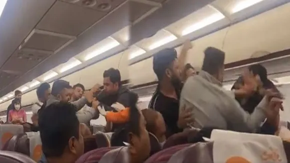 Fighting On Plane Video, Passengers Fighting On Plane viral video, Passengers Fighting On Plane viral news, Passengers Fighting video, Passengers Fighting latest viral video