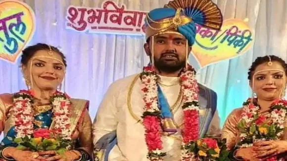 Akluj Taluka,Akluj Taluka Malshiras,Kandivali,Malshiras,Mumbai news,National News,Twin sisters marry same man,Twins marry same man in Maharashtra,viral news,viral video