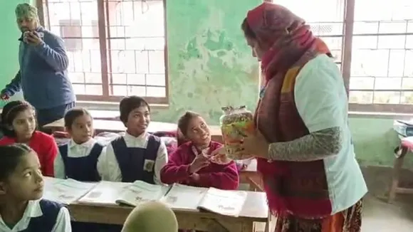 Bengal Minister Sabina Yasmin visits school, took class of students